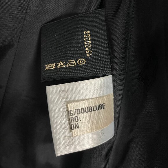 Escada Wool Blazer Jacket German Design Size 34 Grommet Detail MISSING BUTTON - Picture 14 of 16